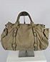 Lux Bow Top Handle Tote, back view